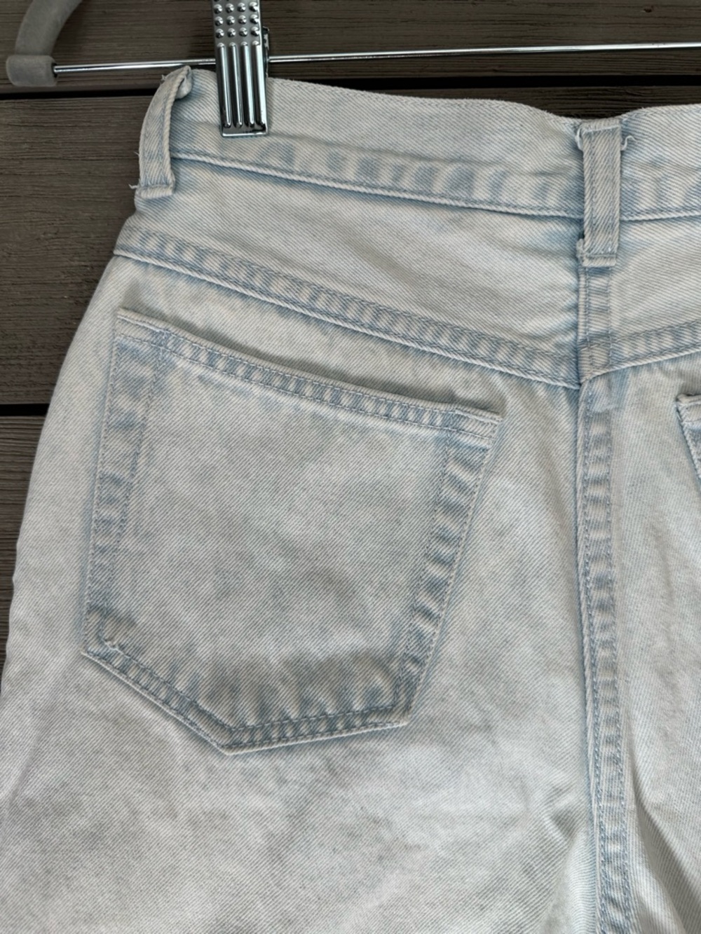 Vintage 80’s Stefano Jeans High-Waist Light Wash Denim Shorts Size 6 - Picture 5 of 11